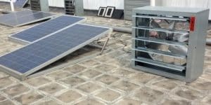 ventilador solar y ventajas